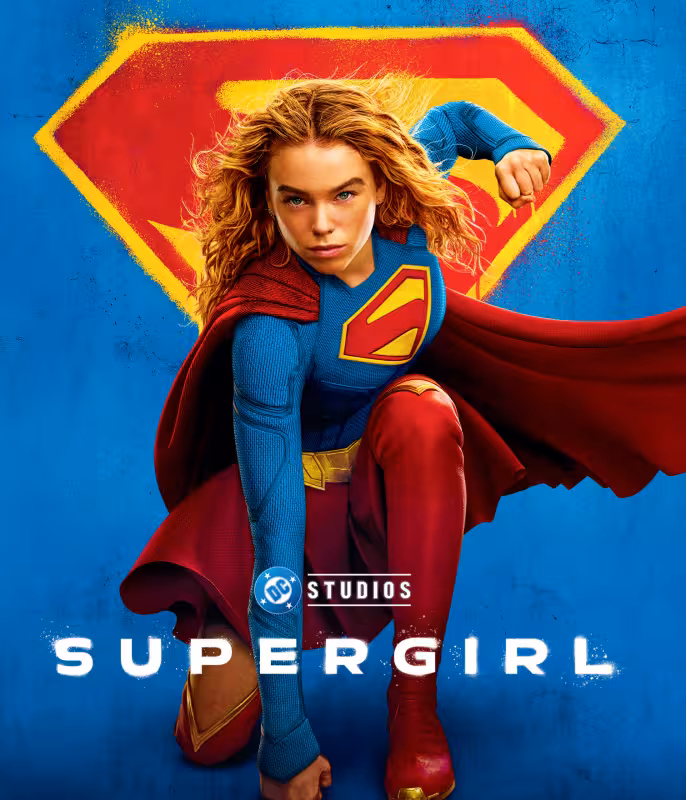Přebal Blu-ray filmu Supergirl s Karou Zor-El