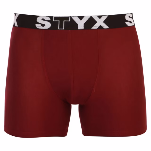 Styx: Pánské jednobarevné boxerky se sportovní gumou