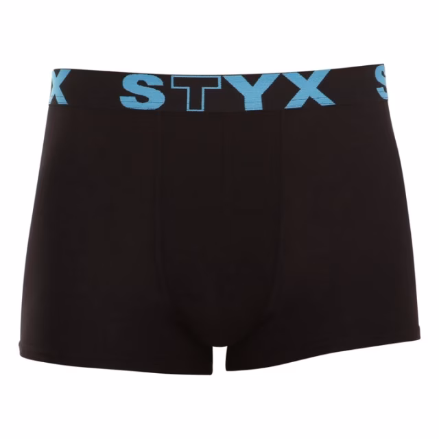 Styx: Pánské jednobarevné boxerky se sportovní gumou