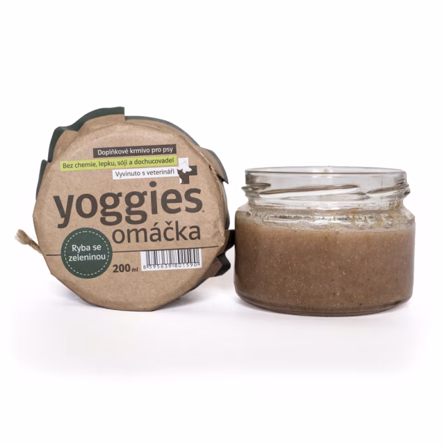 Voňavé omáčky pro psy Yoggies