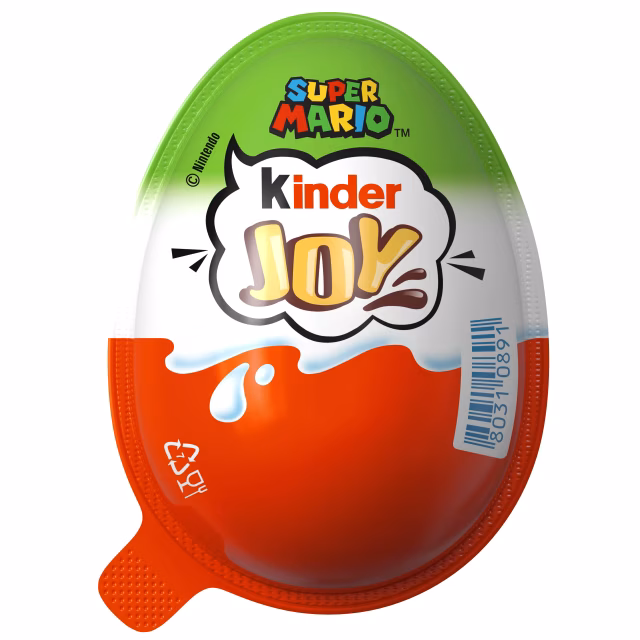 Sbírejte novou limitovanou edici Super Mario ukrytou v Kinder Joy