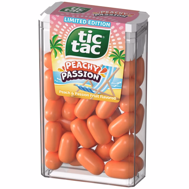 Šťavnaté léto plné ovocné chuti – Tic Tac představuje  novinku Peachy Passion