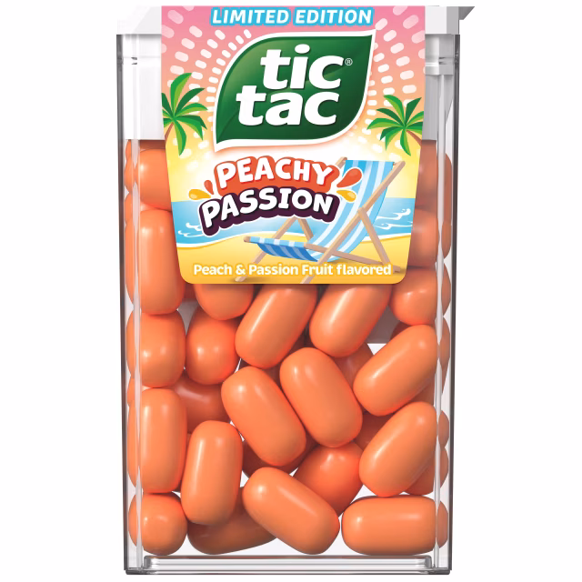Šťavnaté léto plné ovocné chuti – Tic Tac představuje  novinku Peachy Passion