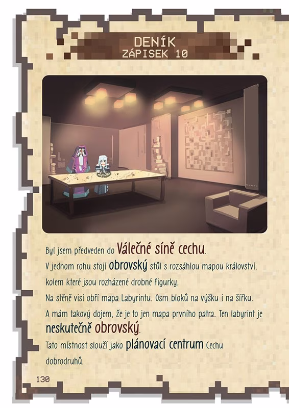 Soutěž o 5 knih Deník malého Minecrafťáka 8