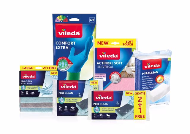 Soutěž o 10 balíčků produktů Vileda