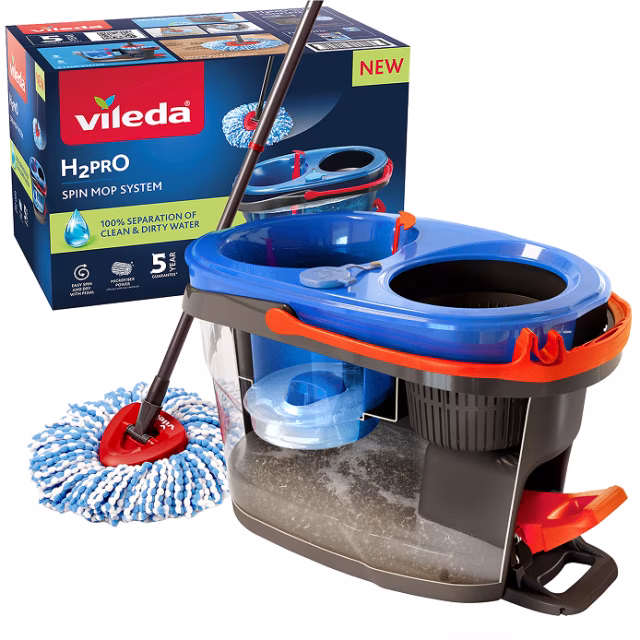 Soutěž o 3x Vileda H2Pro Spin mop system