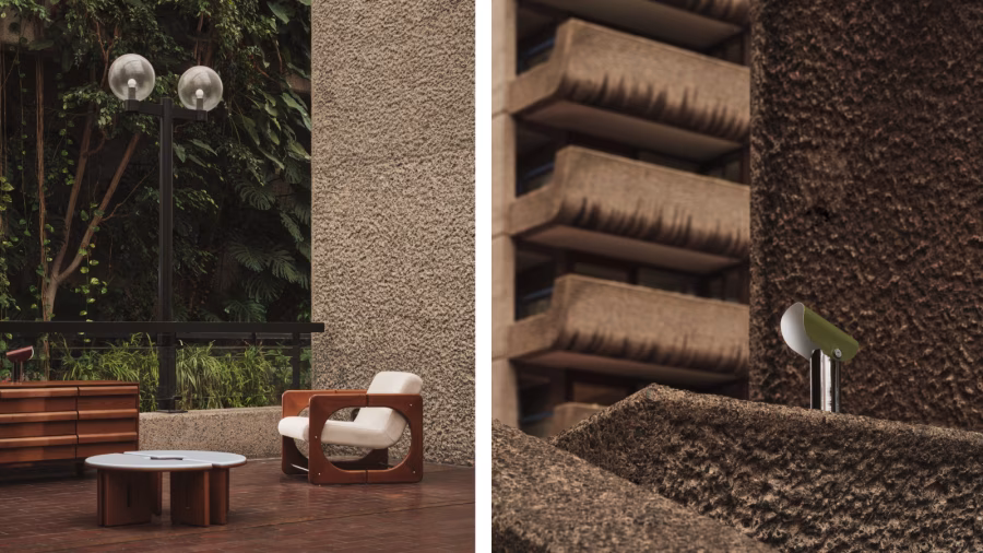Kolekce Made x Barbican převádí brutalismus do nábytku a svítidel
