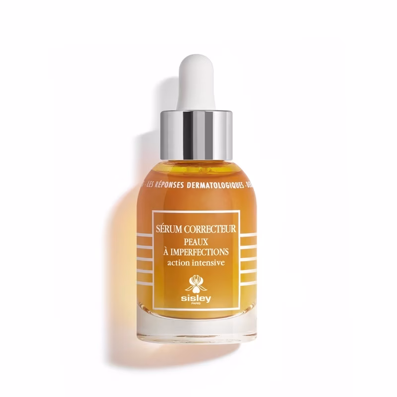 Jantarový flakon Corrective Serum for Blemish Prone Skin s bílým kapátkem