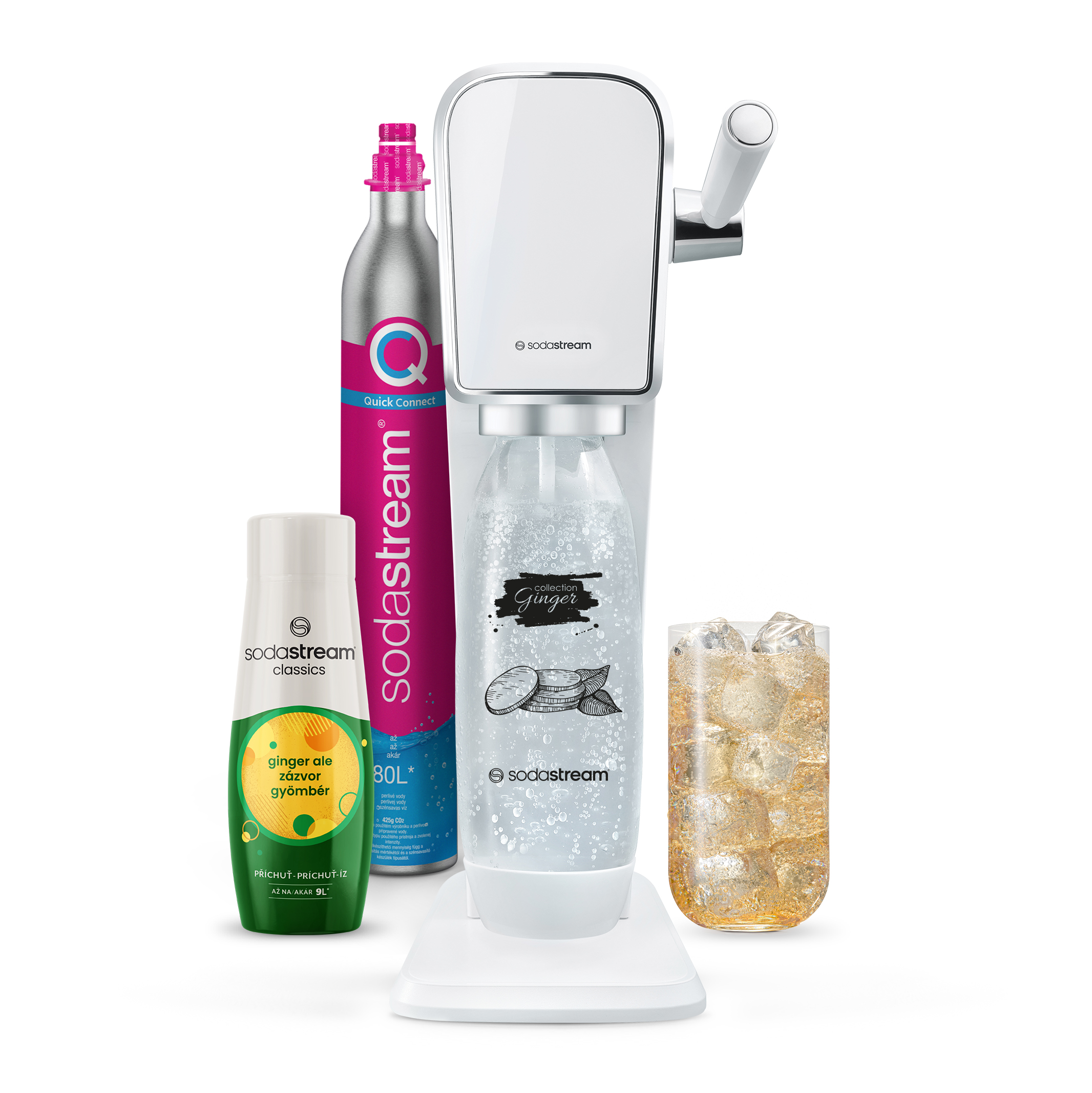 SodaStream Megapack ART White Ginger Ale